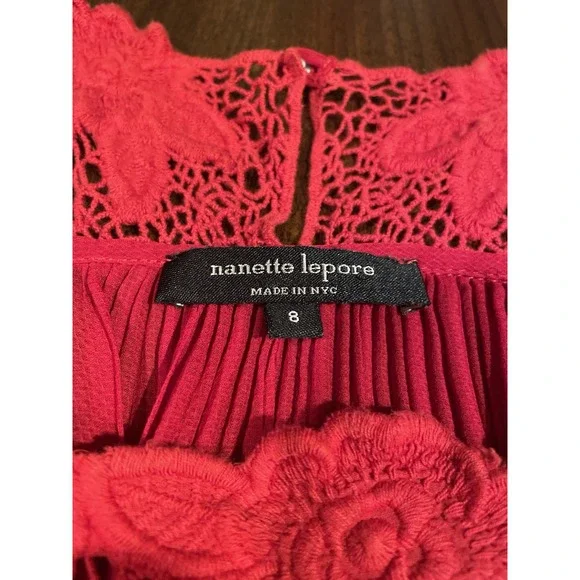 Nanette Lepore Women's Blouse Size 8 Cottagecore Whimsical Fairycore Romantic - Picture 7 of 12
